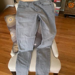 Old Navy ,grey skinny ankle jeans, gently worn